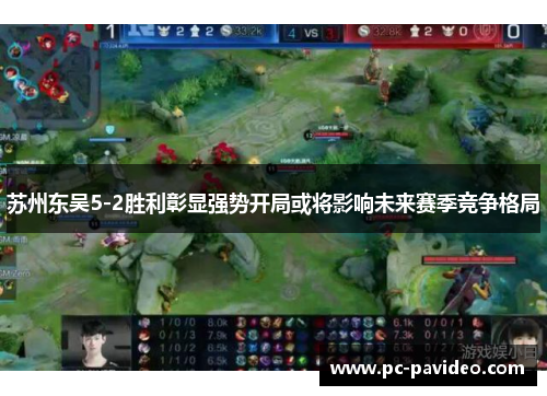 苏州东吴5-2胜利彰显强势开局或将影响未来赛季竞争格局